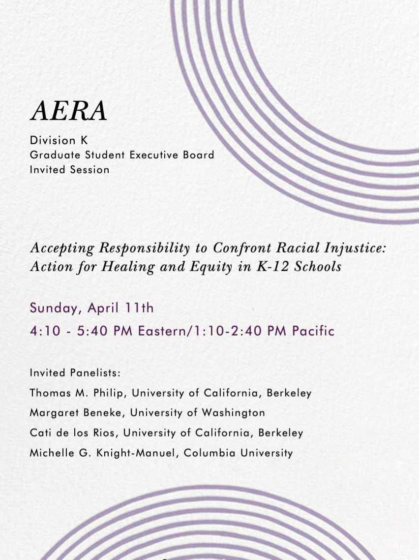 2021 AERA Division K  041121 Panel - Susan Kelly